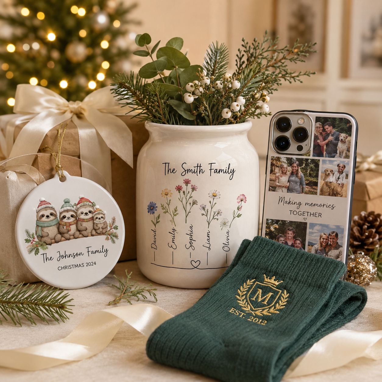 Personalized Christmas Gifts for Families: Meaningful Keepsake Ideas