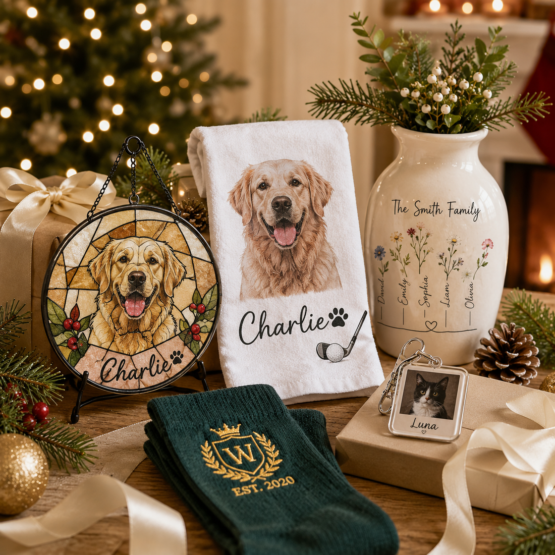 Personalized Christmas Gifts for Pet Lovers: Dog & Cat Keepsake Ideas