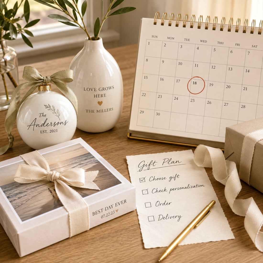 How Early Should You Order a Personalized Gift? A Practical Planning Guide