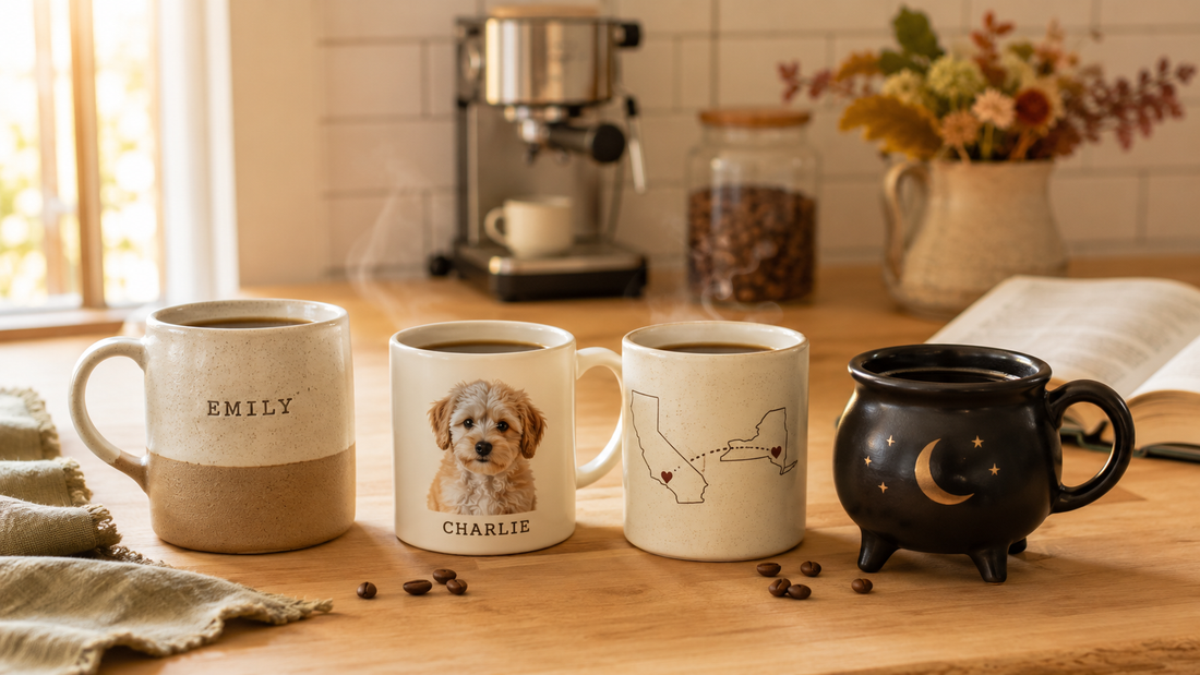 7 Personalized Coffee Mug Gift Ideas for National Coffee Day