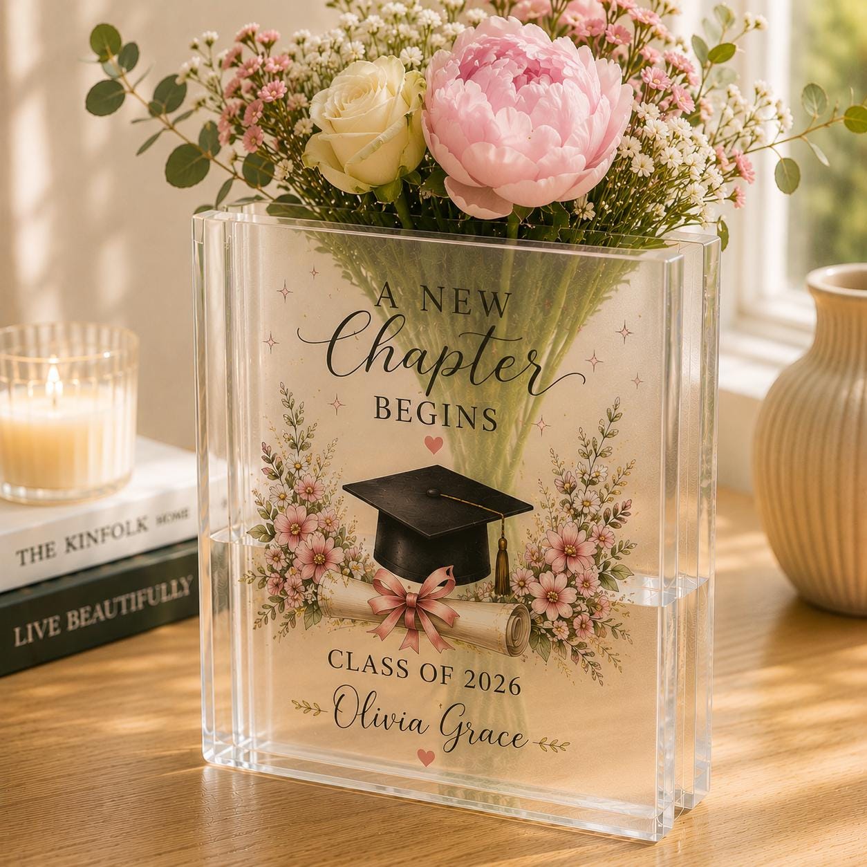 Acrylic Book Vases