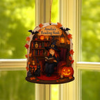 Personalized Ghost Reading Book Ornament – product photo 2