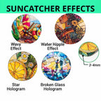 Blue Butterfly Acrylic Suncatcher – product photo 2
