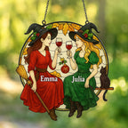 Witch Suncatcher: Acrylic Faux Stained Glass – product photo 3