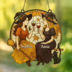 Witch Suncatcher: Acrylic Faux Stained Glass – product photo 2