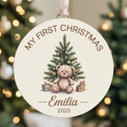 Personalized Baby's First Christmas Ornament – main product view