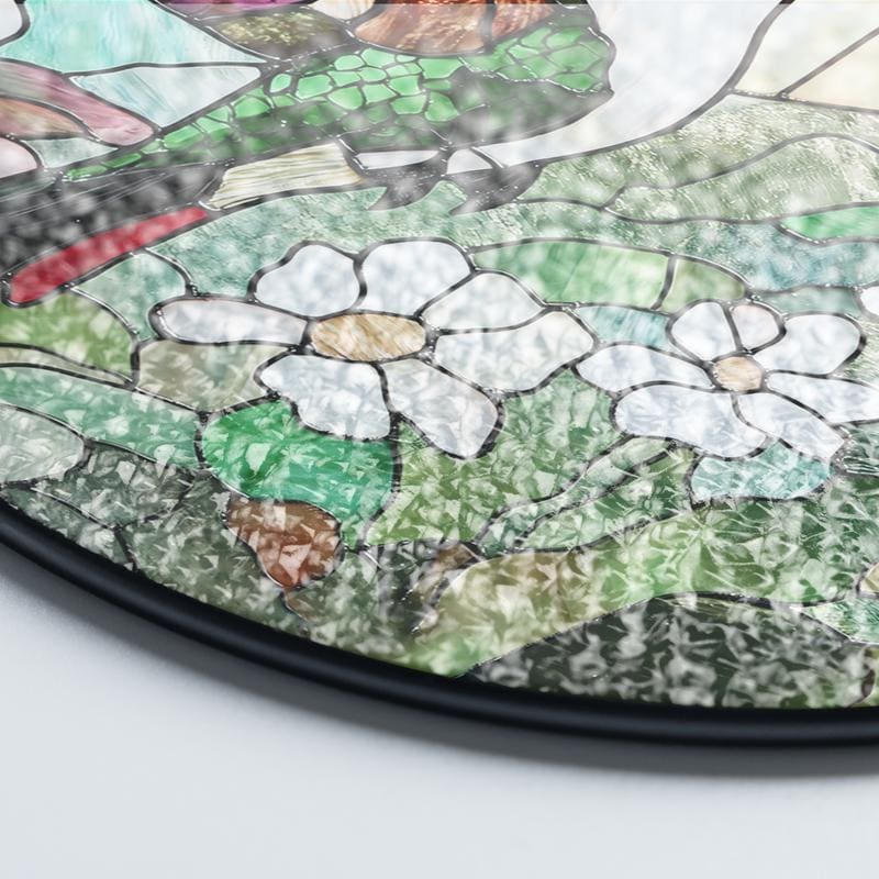 Wildflower Glass Suncatcher: Vibrant Floral Window Decor - product image 2