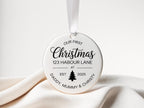 Personalized New Home Christmas Ornament: Custom Ceramic Keepsake – main product view