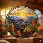 Stained Glass Floral Suncatcher – product photo 2