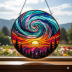 Memorial Stained Glass Suncatcher – main product view