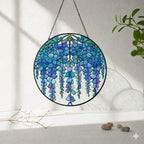 Forget Me Not Glass Suncatcher – Memorial Sympathy Gift – main product view
