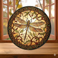 Personalized Dragonfly Glass Suncatcher, Nature Window Art, Garden Decor - product image 1