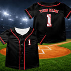 Personalized Kids Baseball Jersey, First Birthday Toddler Shirt – product photo 5