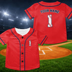 Personalized Kids Baseball Jersey, First Birthday Toddler Shirt – product photo 8