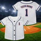 Custom Kids Baseball Jersey, First Birthday Outfit – product photo 4