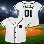 Custom Baseball Jersey, Kids First Birthday Outfit – product photo 5