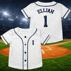 Custom Baseball Jersey, Kids First Birthday Outfit – product photo 4