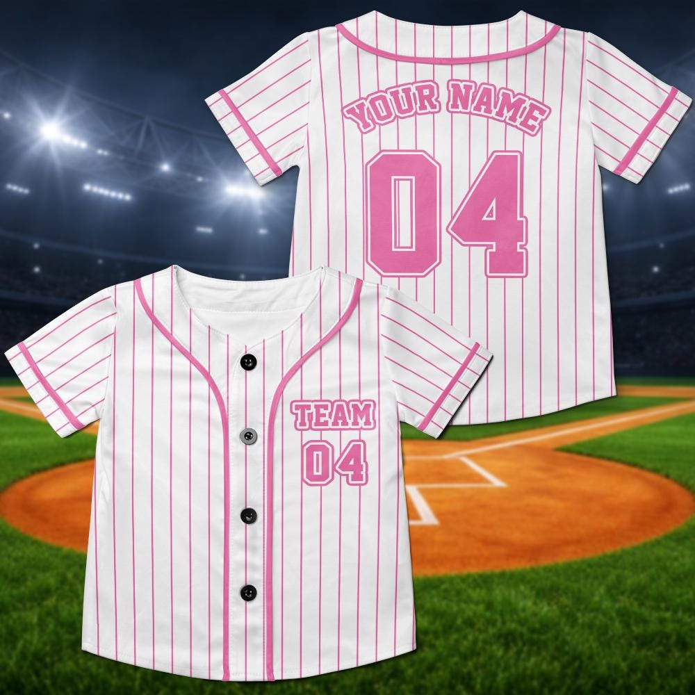 Custom Baseball Jersey, Personalized Team Shirt, Youth Adult Toddler Outfit - product image 10