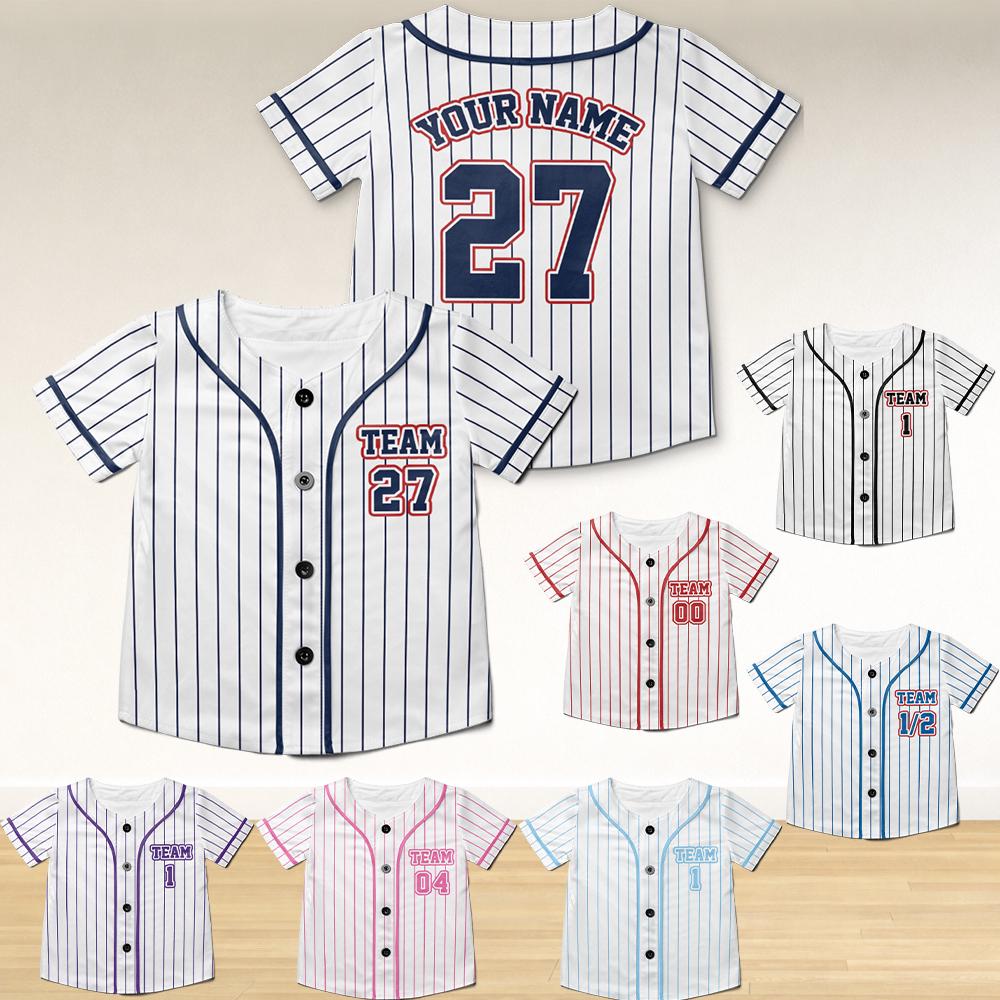 Custom Baseball Jersey, Personalized Team Shirt, Youth Adult Toddler Outfit - product image 4