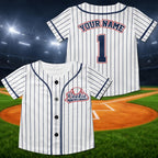 Personalized Rookie Of The Year Baseball Jersey, Kids 1st Birthday Outfit – main product view