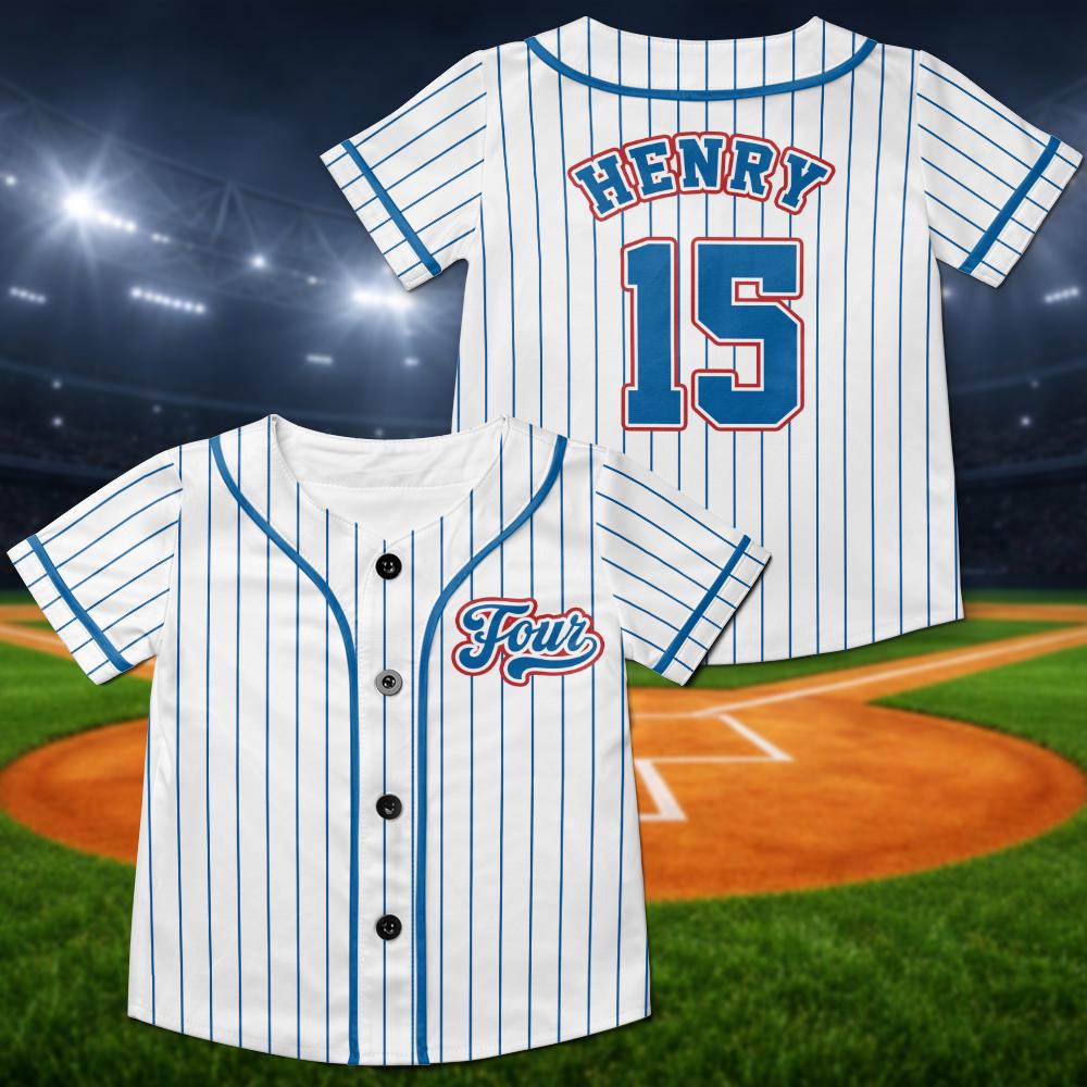 Personalized Baseball Jersey, Rookie Of The Year First Birthday Shirt - product image 1