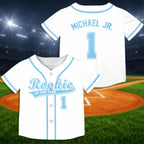 Personalized Rookie Of The Year Baseball Jersey, Kids First Birthday Outfit – product photo 5