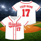 Personalized Rookie Of The Year Baseball Jersey, Kids First Birthday Outfit – product photo 7