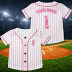 Personalized Kids Baseball Jersey, Custom Toddler Youth First Birthday Shirt – product photo 8
