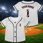 Personalized Kids Baseball Jersey, Custom Toddler Youth First Birthday Shirt – product photo 10