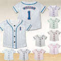 Custom Kids Baseball Jersey, First Birthday Outfit, Boys Girls Shirt - product image 1