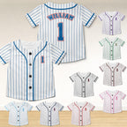 Custom Kids Baseball Jersey, First Birthday Outfit – main product view