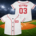 Custom Baseball Jersey, Kids First Birthday Outfit – product photo 8