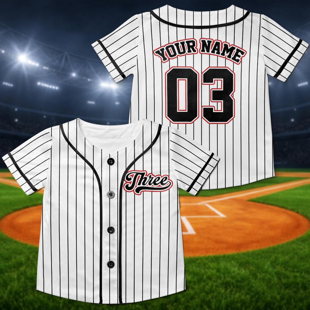 Personalized Baseball Jersey, Rookie Of The Year First Birthday Shirt - product image 6