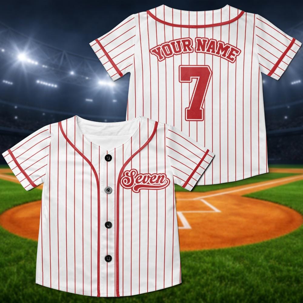 Personalized Baseball Jersey, Rookie Of The Year First Birthday Shirt - product image 7