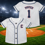 Custom Baseball Jersey, First Birthday Outfit – main product view