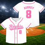 Personalized Rookie Of The Year Baseball Jersey, Kids First Birthday Outfit – product photo 6