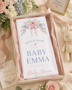 Personalized Baby Shower Welcome Banner – product photo 4
