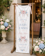Personalized Baby Shower Welcome Banner – product photo 9