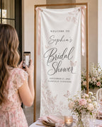 Personalized Bridal Shower Welcome Banner – product photo 3