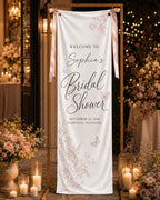 Personalized Bridal Shower Welcome Banner – product photo 2