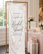 Personalized Bridal Shower Welcome Banner – main product view