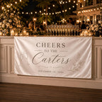 Personalized Cheers Wedding Bar Banner – product photo 6