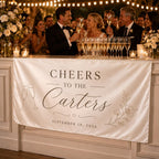 Personalized Cheers Wedding Bar Banner – product photo 7