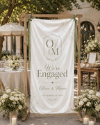 Custom Engagement Party Banner – main product view