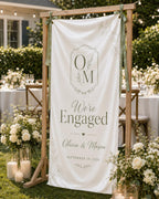 Custom Engagement Party Banner – product photo 9