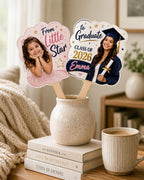 Custom Graduation Photo Fan, Class of 2026 Keepsake Prop – product photo 4