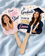 Custom Graduation Photo Fan, Class of 2026 Keepsake Prop – product photo 3
