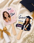 Custom Graduation Photo Fan, Class of 2026 Keepsake Prop – product photo 2