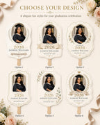 Elegant Graduation Photo Fan – product photo 2