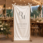 Minimal Monogram Wedding Banner – product photo 2